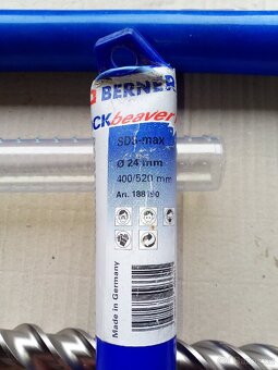 Vidiový vrták Berner Rockbeaver SDS-max 24-400/520mm - 3