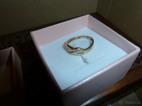 Zlatý prsten 585,jako nový - 3