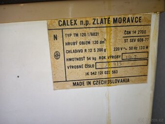 Prodám Mrazák horem plněný velký Calex - 3