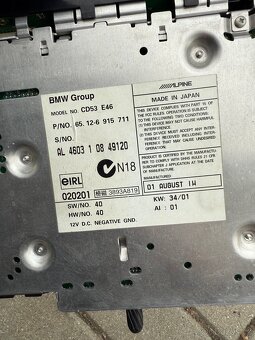 Radio alpina bmw e46 cd - 3