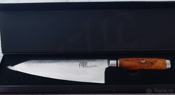 Dellinger Ladder Kiritsuke Yellow kuchařský nůž 20 cm - 3