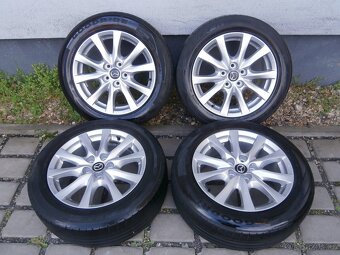letní alu kola 5 x 114.3 225 55 17 originál mazda - 3