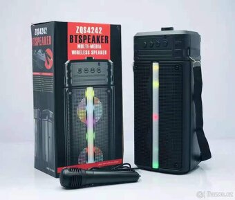 Bluetooth reproduktor ZQS4242+KARAOKE+Mikrofon - 3