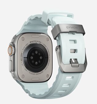 Apple watch Nomad Rocky Point Band Icy Blue Glow/Natural - 3