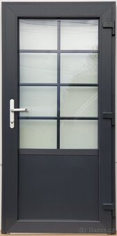 Celoprosklené a plné dveře a okna plastové vchodové, - 3