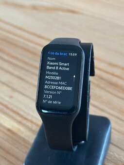 Chytrý náramek Xiaomi Smart Band 8 Active černý - 3
