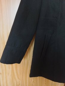 Kabát dámský flaušový,černý,vel.42/44 - 3