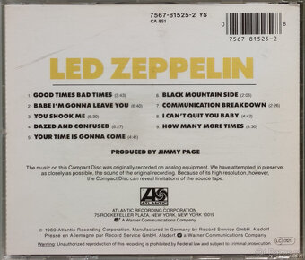 CD Led Zeppelin: I / II - 3