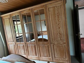 Masivní ložnice, kartáčovaná pinie (504) - 3