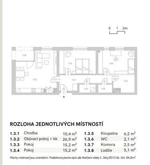 3KK 84m2 + 75m2 zahrádka - 3