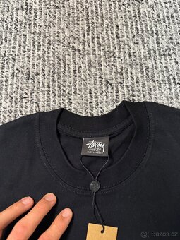 tričko stussy basic Tee Black - 3