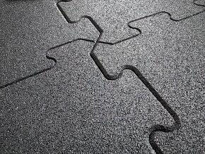 Gumová podlaha, gumové desky, gumové puzzle 10mm - 3