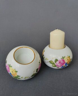 Krásný porcelánový svícení RHA Německo kooperace Reichenbach - 3