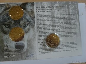 5 euro mince Slovensko - Fauna a flóra - 3