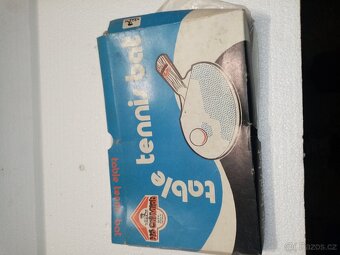 Retro ping pong pálka nepoužitá a míčky - 3