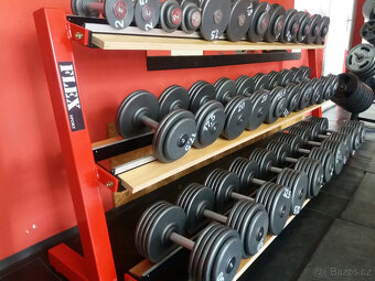 Profi pevné jednoruční činky 2,5-100kg NOVÉ - 3