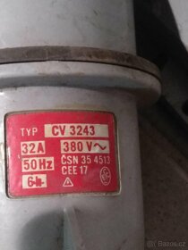 Třífázová zásuvka CV 3243 - 2 ks. - 3