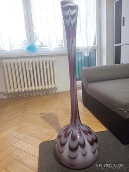 Váza od sklářů z Janstejna úplně nová bez známky používání - 3