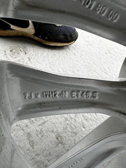 Alu kola 5x112 r17 s pneu (mb345) - 3