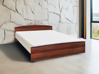 Postel komplet dvoulůžko s matracemi a rošty Nová - 3