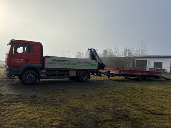 Prodám MAN TGA 18.430 4x4 , podvalník tandem , ruka - 3