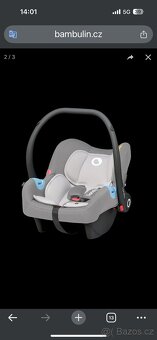 DĚTSKÁ AUTOSEDAČKA ASTRID 0-13 KG Sedá - 3