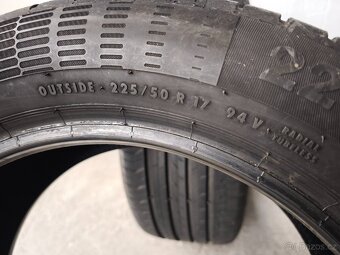 225/50 r17 letní pneumatiky Continental 7mm - 3