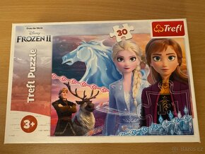3x puzzle Frozen a princezny - 3