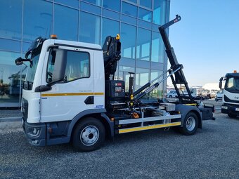 MAN TGL 12.220 RUKA HIAB 088 + NOSIČ KONTEJNERU - 3
