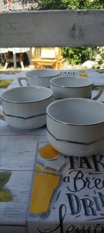 Porcelánové šálky Art Deco H.C.Chodau - 3
