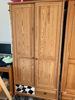 Dětský pokoj nábytek, skříň, borovice - 3