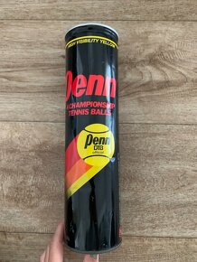 Retro tenisové míčky + plechovka Penn - 3