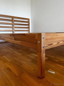 IKEA Tarva postel 140×200 + matrace Hokkasen + rošty - 3