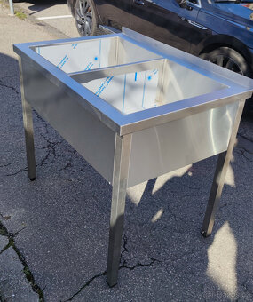 dvojdřez, gastro nerezový nábytek - 3