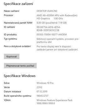 Lenovo G505s,AMD A8-4500M,WIN 10,SSD 500GB,RAM 8GB,15.6 palc - 3