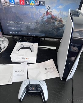 PS5 s mechanikou v záruce + ovladače Dualsense - 3