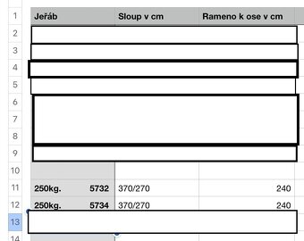 Sloupový otočný jeřáb 250 kg  - více ks - 3