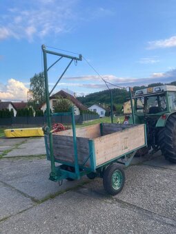 Kára za traktor s jeřábem - 3