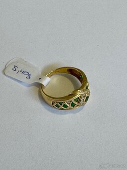 Zlatý prsten 18k 750/1000 - 3