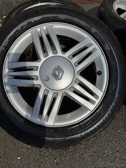 ALU disky Renault R 16” + letní pneu Goodyear 205/60 runflat - 3