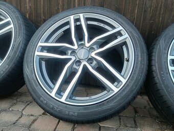 ALU kola R19 5x112, 245/40 letní pneu - 3