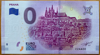 0€ bankovka bankovky Euro souvenir predaj, vymena - 3