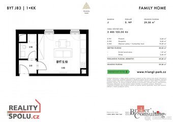 Prodej, byty/1+kk, 25.52 m2, Měděná 3064/5, Jižní Předměstí, - 3