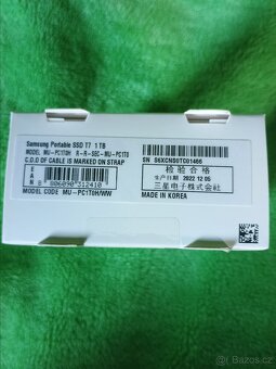 Nový SSD Samsung T7 1TB - 3