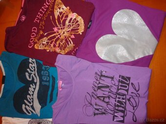 Značková trika s dlouhým rukávem, vel. 158/164 - 3