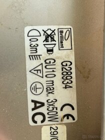 Stropní svítidla 3 ks GU10 - 3