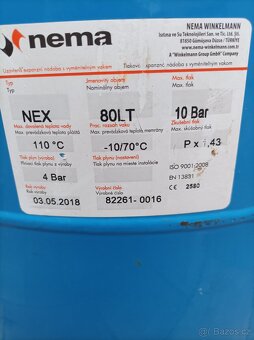 Tlaková nádoba s vakem - 3