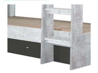 Dvoupatrová postel se zásuvkami - 3