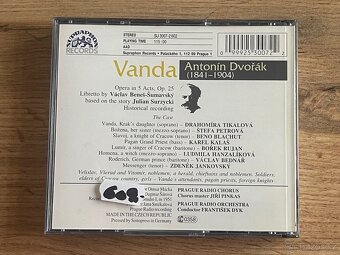 CD Antonín Dvořák – Vanda (2CD, Supraphon, opera) - 3