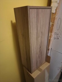 Závěsná, koupelnová skříňka - DUB - 3